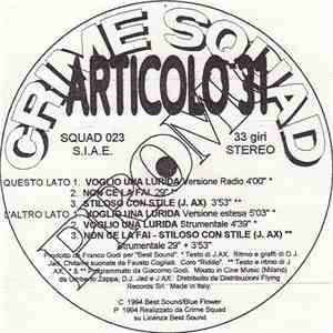 Articolo 31 - Voglio Una Lurida download mp3 flac