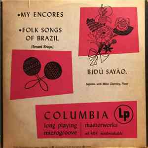 Bidú Sayão - My Encores / Folk Songs Of Brazil download free Bidú Sayão - My Encores / Folk Songs Of Brazil download mp3 flac