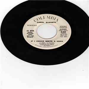 Carol Burnett - If I Could Write A Song download mp3 flac