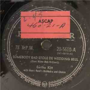 Eartha Kitt With Henri René's Orchestra And Chorus - Somebody Bad Stole De Wedding Bell / Lovin' Spree download mp3 flac