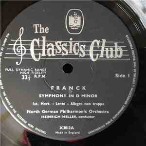 Franck, North German Philharmonic Orchestra Conductor Heinrich Heller - Symphony In D Minor download free Franck, North German Philharmonic Orchestra Conductor Heinrich Heller - Symphony In D Minor download mp3 flac