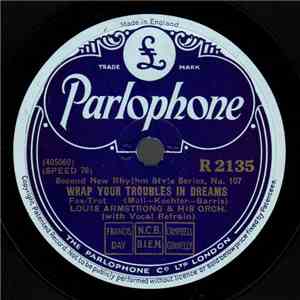 Louis Armstrong & His Orch. / Louis Armstrong And His Hot 5 - Wrap Your Troubles In Dreams / A Monday Date download mp3 flac