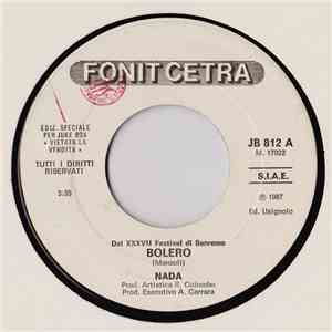 Nada  / Tony Esposito - Bolero / Sinuè download mp3 flac