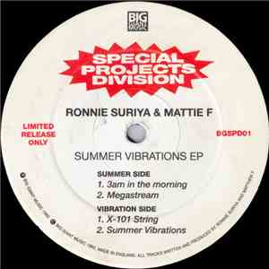 Ronnie Suriya & Mattie F - Summer Vibrations EP download free Ronnie Suriya & Mattie F - Summer Vibrations EP download mp3 flac