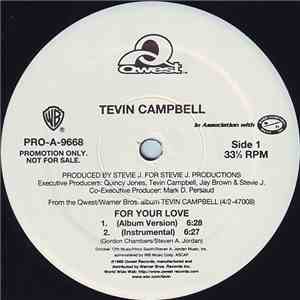Tevin Campbell - For Your Love / Another Way download mp3 flac