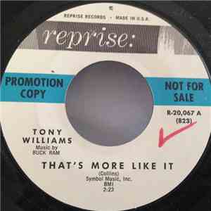 Tony Williams - That's More Like It download free Tony Williams - That's More Like It download mp3 flac