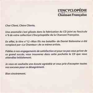 Various - L'Encyclopédie De La Chanson Française : M download free Various - L'Encyclopédie De La Chanson Française : M download mp3 flac